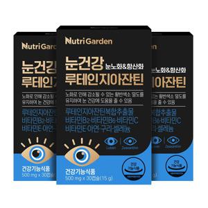 눈건강 루테인지아잔틴 3박스 (총3개월분) 눈영양제 항산화 8중 복합 기능성 루테인