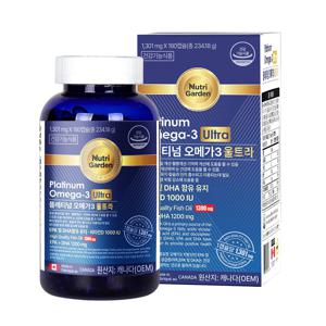 플레티넘 오메가3 울트라 고함량 1박스 총6개월분 캐나다 제조 직수입