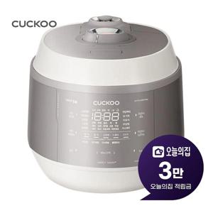 [렌탈] 트윈프레셔 전기밥솥 10인용 (그레이스 화이트&실버) CRP-KHTS1060FWM
