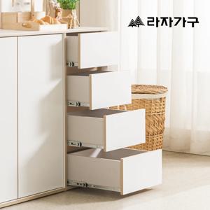 모아 E0등급 모듈러 4단 서랍 수납장 1200