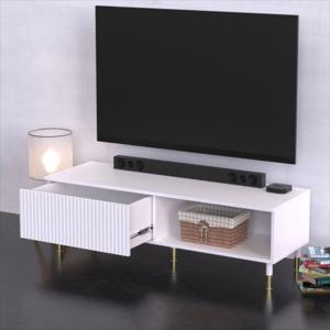 티토스 템바보드 1서랍+1오픈공간 TV거실장 폭 1200