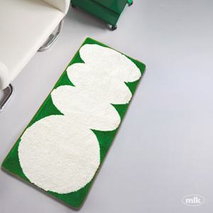 핸드메이드 선염 터프팅 러그 부드러운 장모 카페트 와이드형 발매트