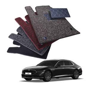 1+2열 디테일링 우븐블럭 자동차 씬 코일매트 차량용 카매트 제네시스 G90