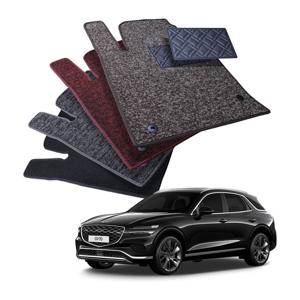 1+2열 디테일링 우븐블럭 자동차 씬 코일매트 차량용 카매트 기아 GV70