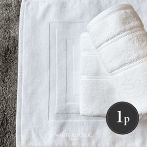 이집션 코튼 320g 고중량 장파일 바스매트 (Bath Mat) (화이트,오트밀)