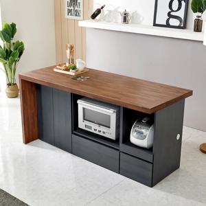 퀸지 1800 아일랜드 식탁 홈바 조리대