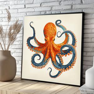 해양의왕 문어 그림 알루미늄 액자 사업운 집 사무실 풍수 지리 인테리어 액자