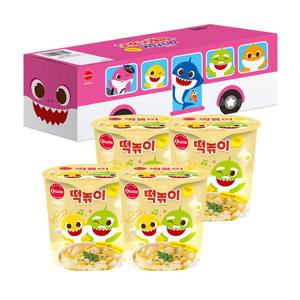 핑크퐁 아기상어 떡볶이 크림맛 버스팩 (111g*4개입) 1개