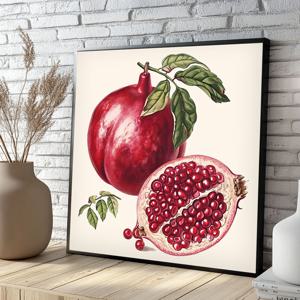 다산 석류 그림 알루미늄액자 다산 번영 주방 거실 침실 풍수 지리 인테리어 액자