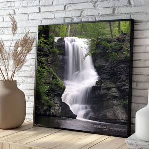 신비 폭포 그림 알루미늄 액자 물 여름 재물운 사업운 번창 인테리어 액자