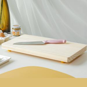플레이팅 도마 원목 나무 두꺼운 발도마