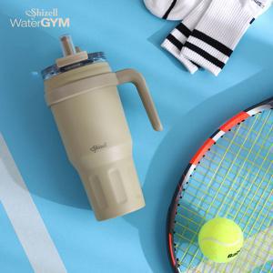 WaterGYM 이중 진공 보온/보냉 SUS304 빨대 손잡이 워터짐 텀블러 1200ml