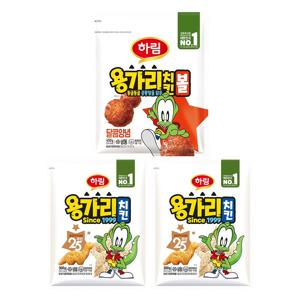 용가리치킨 300g*2봉+용가리치킨볼 달콤양념 450g*1봉