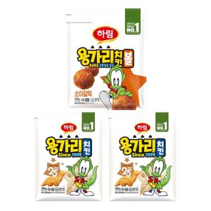 용가리치킨 300g*2봉+용가리치킨볼 소이갈릭 450g*1봉