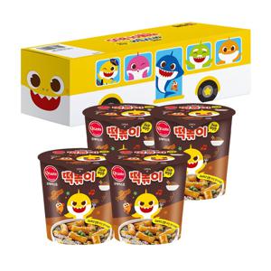 핑크퐁  아기상어 떡볶이 고소한짜장맛 버스팩 (116g*4개입) 1개