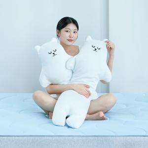 쿨쿨곰 여름 냉감 바디필로우 메모리폼 애착인형베개 (70cm/90cm)