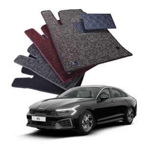 1+2열 디테일링 우븐블럭 자동차 씬 코일매트 차량용 카매트 기아 K5