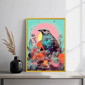 연화의새 그림 알루미늄액자 팝아트 현대 미술 추상 포인트 카페 대형 인테리어