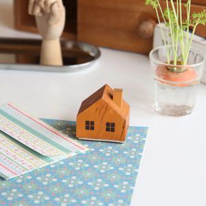 일본 데꼴 하우스 우드 스탬프 다꾸 도장 빈티지 소품