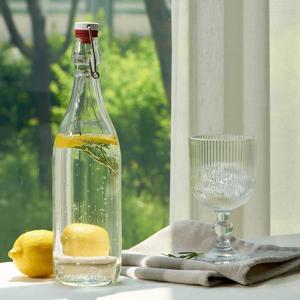 르베르폴리세 이중캡 유리 물병 스윙 탑 보틀 700ml