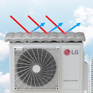 윈드비 에어컨 실외기 커버 덮개 가림막 열차단 난연 절전 햇빛가리개 차양