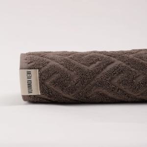 수피마 그릭 미앤더 수건 Brown 10P