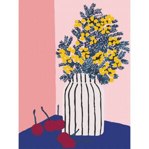 DIY 명화그리기 (물감2배) 미모사 체리 30X40cm