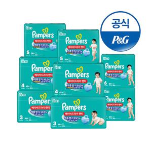 2025 베이비드라이 팬티형 기저귀 7단계 16매X12팩 (2박스)