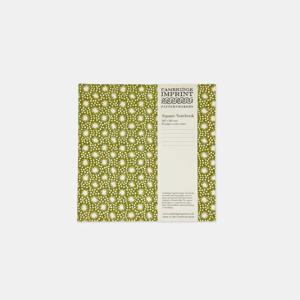 Square Notebook_Animalcules Bawden Green