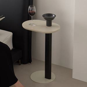 쿠폰가 79,000원 / 페블 침대 거실 높은 소파 사이드테이블 보조책상 2colors