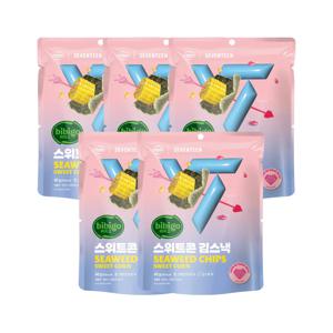 비비고 스위트콘 김스낵 40g x5개