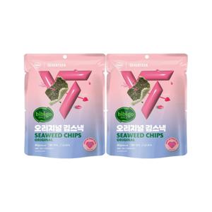 비비고 오리지널 김스낵 40g x2개