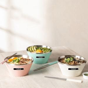 서핑 볼 6P세트 (면기 3p+젓가락 3벌)