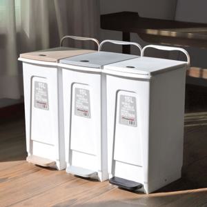 심플 페달 휴지통 쓰레기통 15L 20L 사무실 회사 오피스 집 대용량 분리수거함