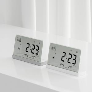 [리퍼] 유리나무 날씨 온습도 디지털시계3세대 터치