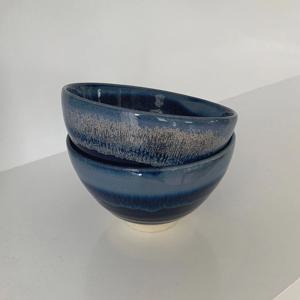 deep blue wave mini bowl_공기그릇 일본그릇 밥그릇