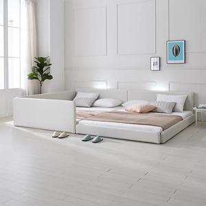 스테디2 LED 슬림데이베드 패밀리침대 Q+Q 2colors(EO)