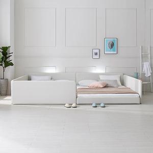스테디2 LED 슬림둥지 패밀리침대 Q+Q 2colors(EO)