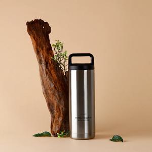 손잡이 스텐 보냉 보온병 실버 540ml