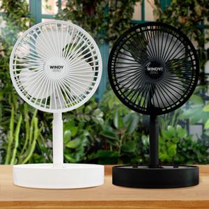 위니제로2 무선 접이식 선풍기 탁상용 고속 각도 높이 조절 미니 서큘레이터