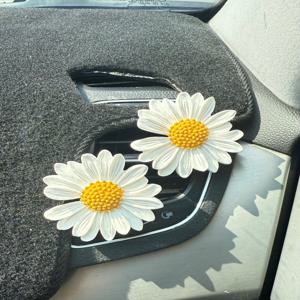 데이지 꽃 석고방향제 차량용방향제 방향제