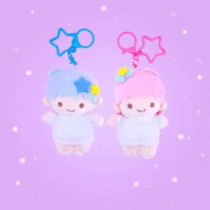 산리오 리틀트윈스타 인형 키링 라라 키키 커플 선물 굿즈 가방고리 컬러별 8cm