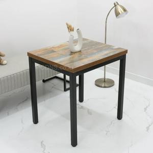업소용 2인용 식탁 테이블 750 x 550 조립형 입식 LPM 작은 식당용 탁자 75cm
