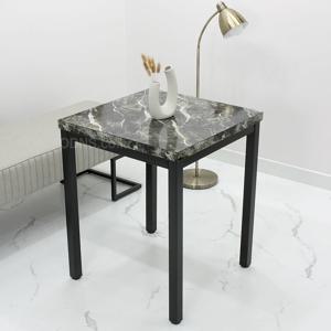 튼튼한 사무용 사이드 보조 책상 650 x 650 정사각 철제 노트북 PC 테이블 65cm