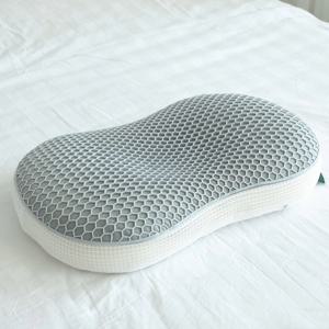 고밀도 메모리폼 TPE 경추형 벌집 젤리 베개 2color + 베개 커버