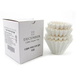디셈버 커피드리퍼 웨이브 필터 100매 185 커피 여과지 (칼리타 호환)