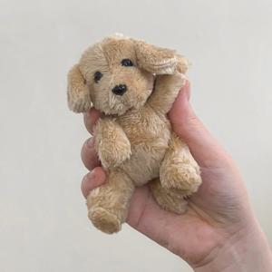 귀여운 강아지 동물 아기 골든 리트리버 인형 키링