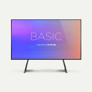 베이직 모니터 티비 스탠드 lg 삼성 스마트 tv 다리 대형 32 70인치 거치대