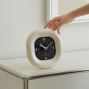 [해외] 모던 인테리어 탁상시계 크림 시계 집들이 선물 6colors