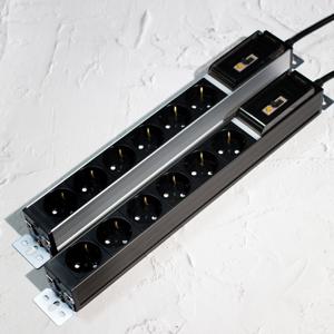 LED 알루미늄 고용량 6구 누전차단 멀티탭